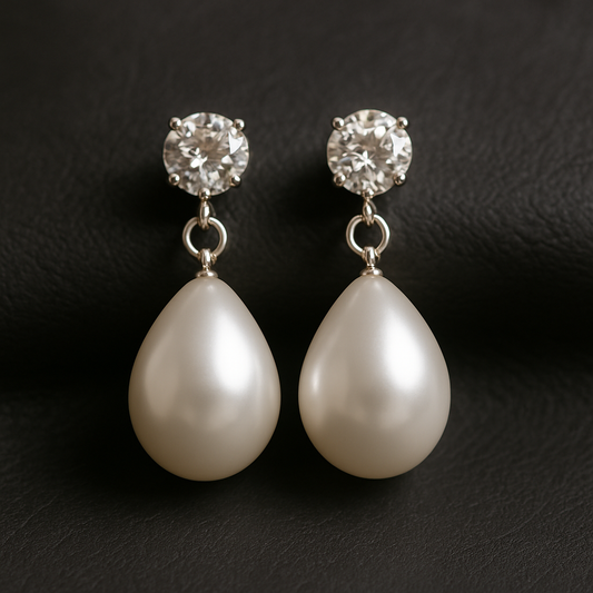 Pearl Teardrop Elegance