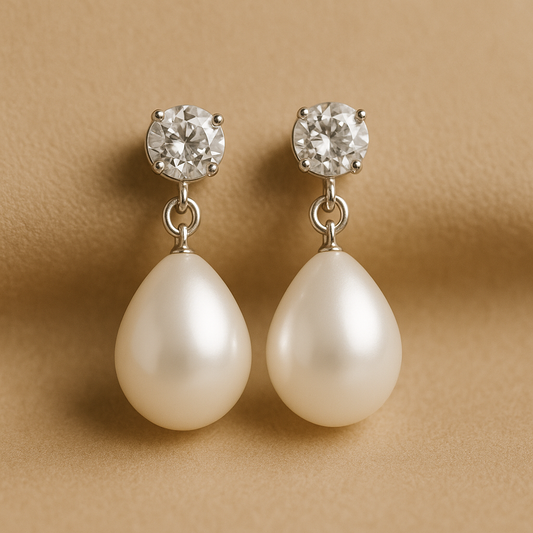 Pearl Teardrop Elegance