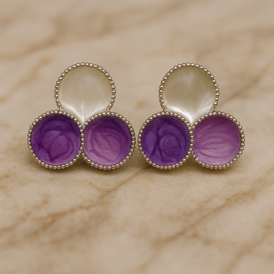 Trio Charm - Purple