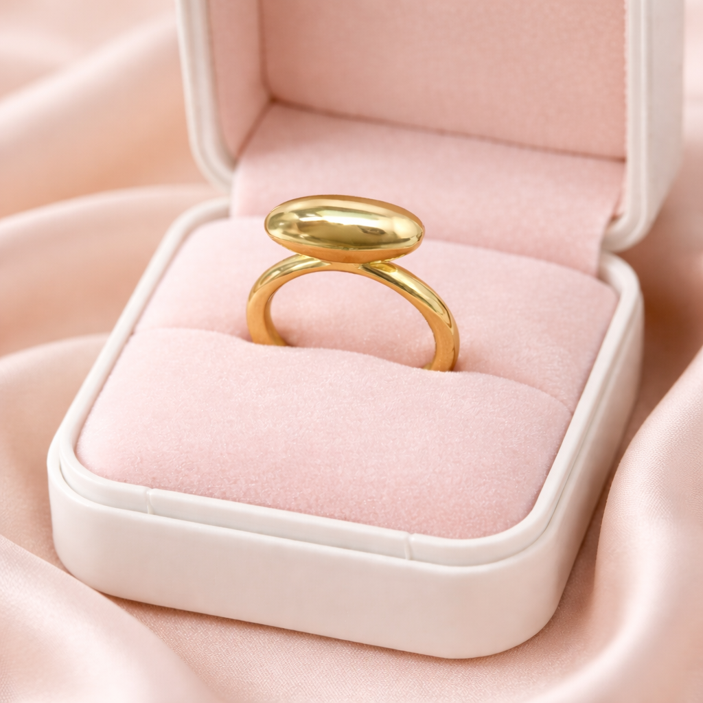 Golden Adjustable Ring 