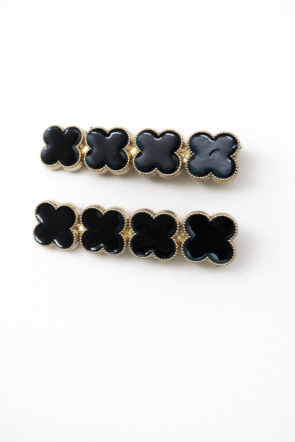 the hair clip on a white background 