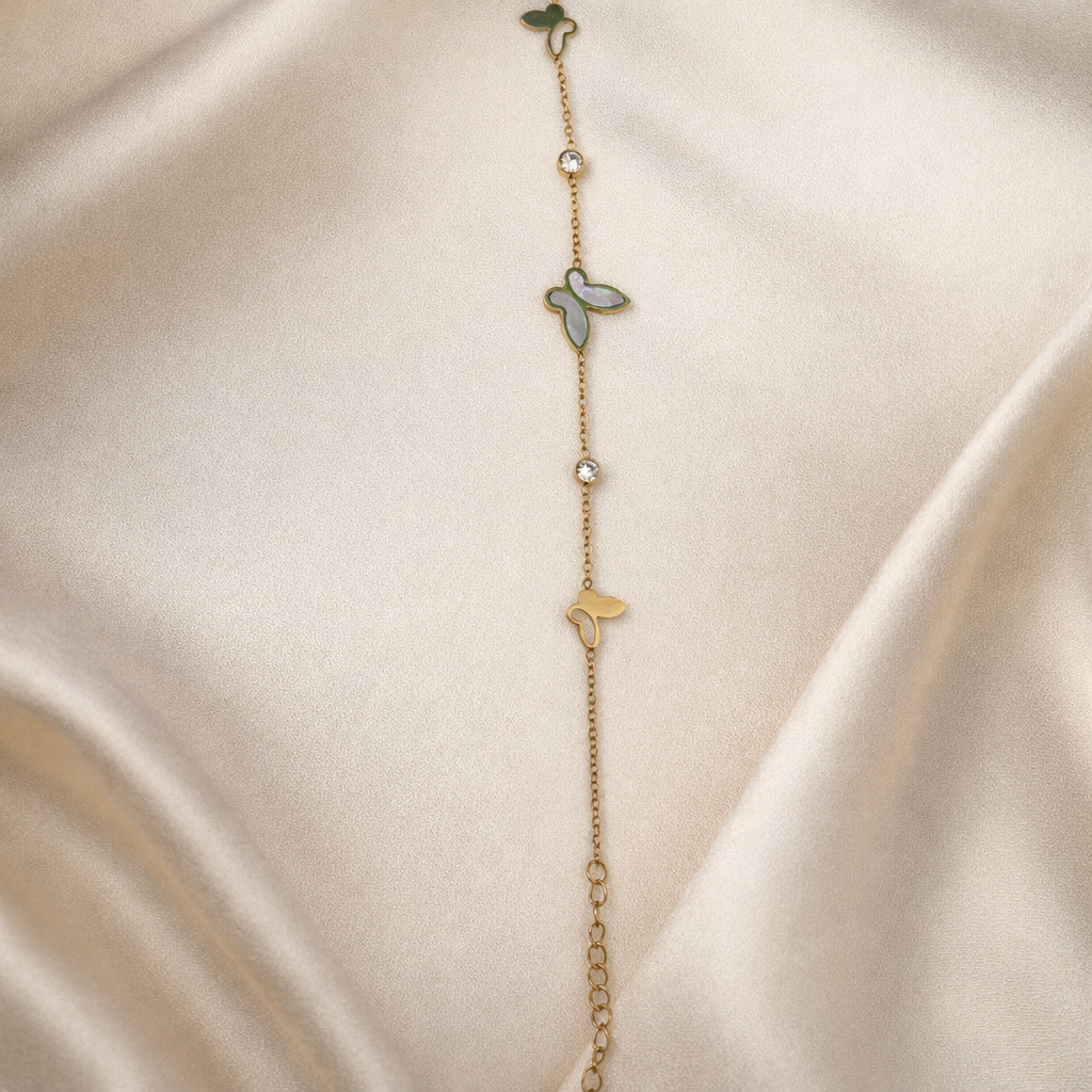 The pendant on  champagne cloth background 