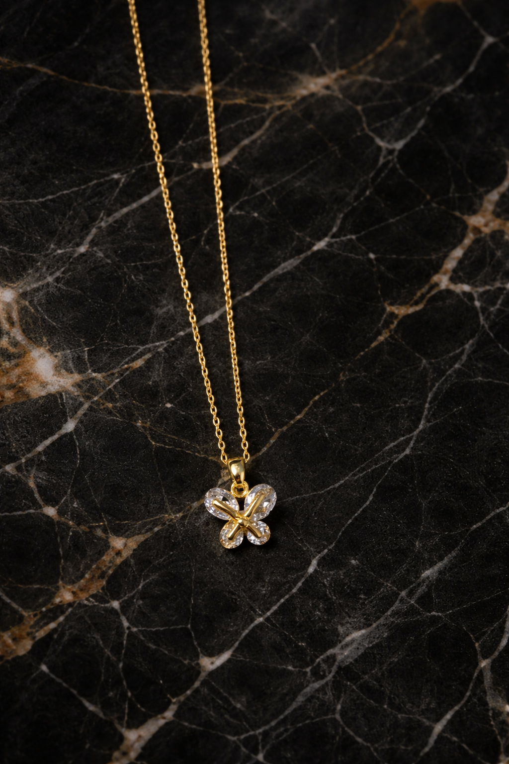 The pendant on a marble background 