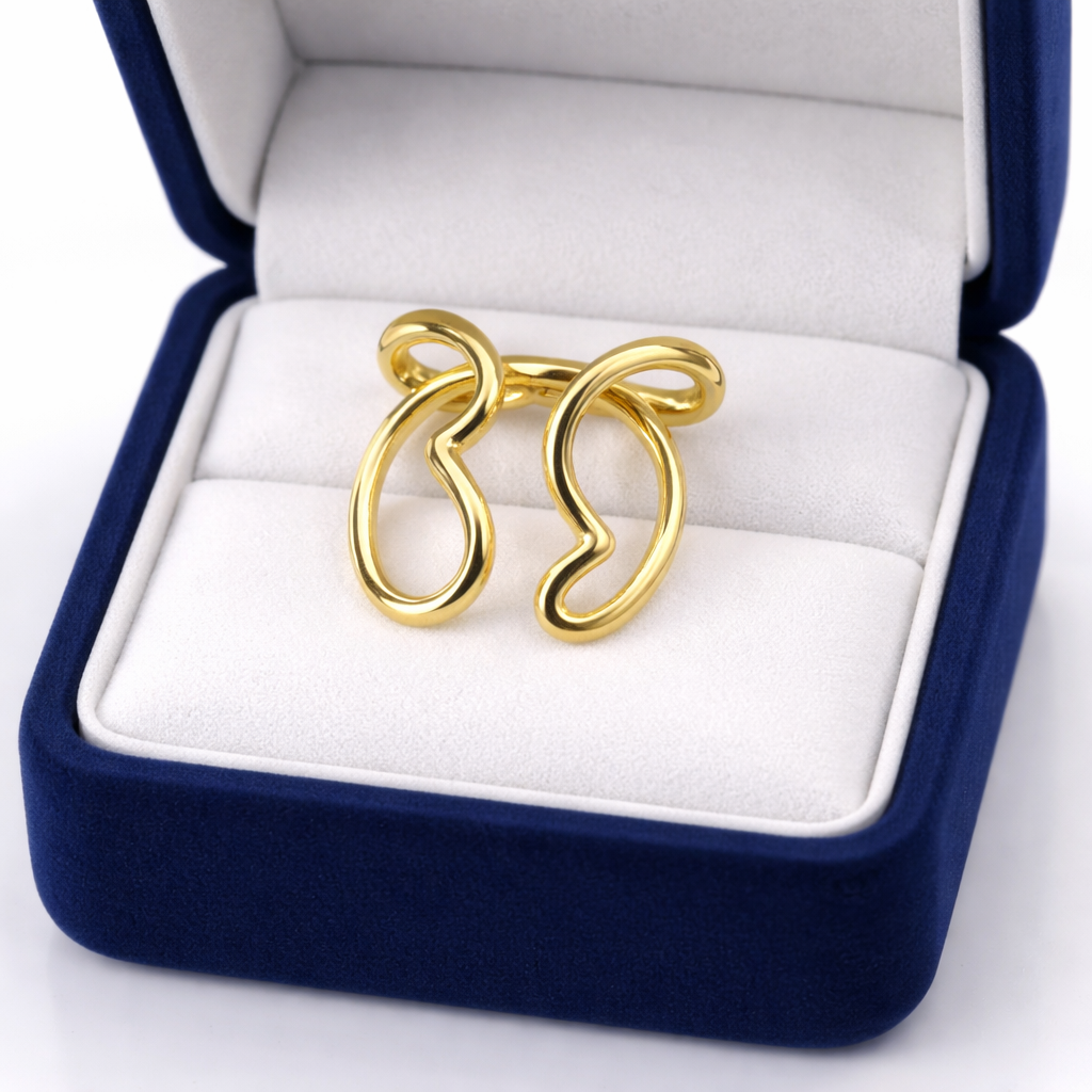 tine ring in a jewellery box