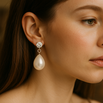 Pearl Teardrop Elegance