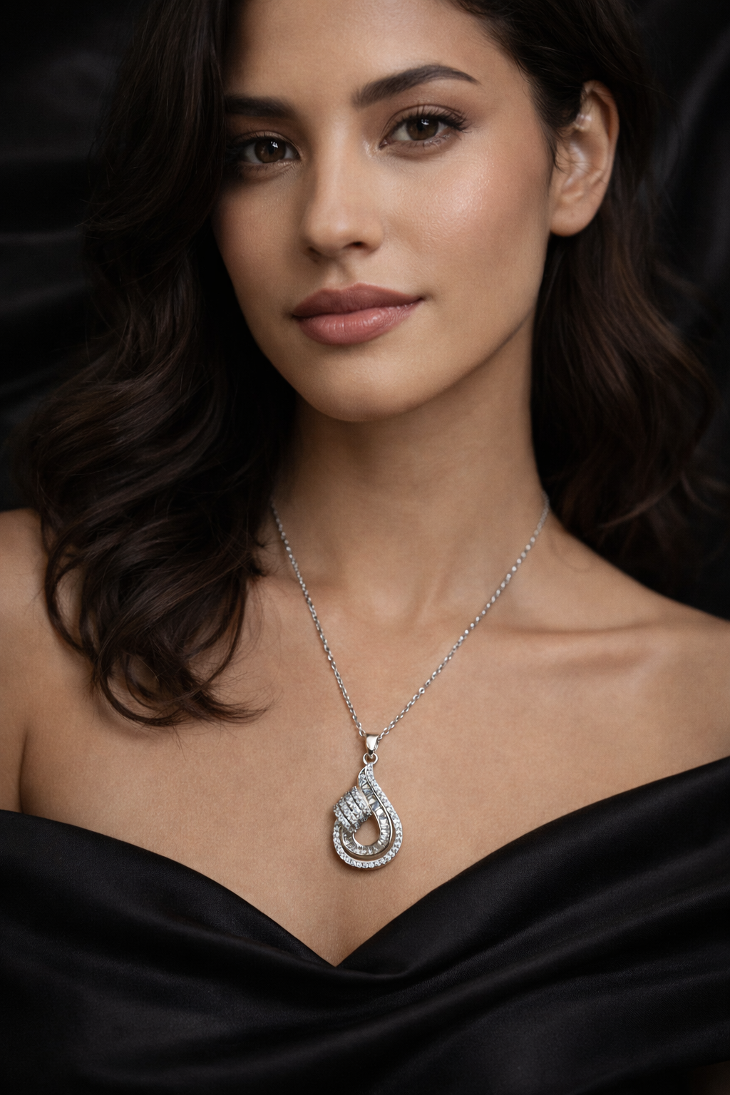 Silver Flame Pendant