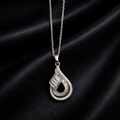 Silver Flame Pendant