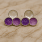 Trio Charm - Purple