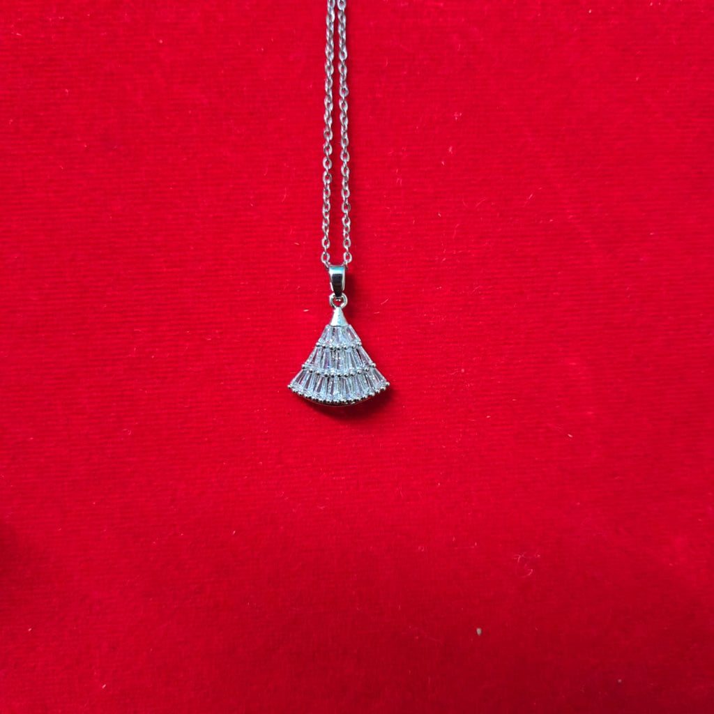 The pendant on a red background 