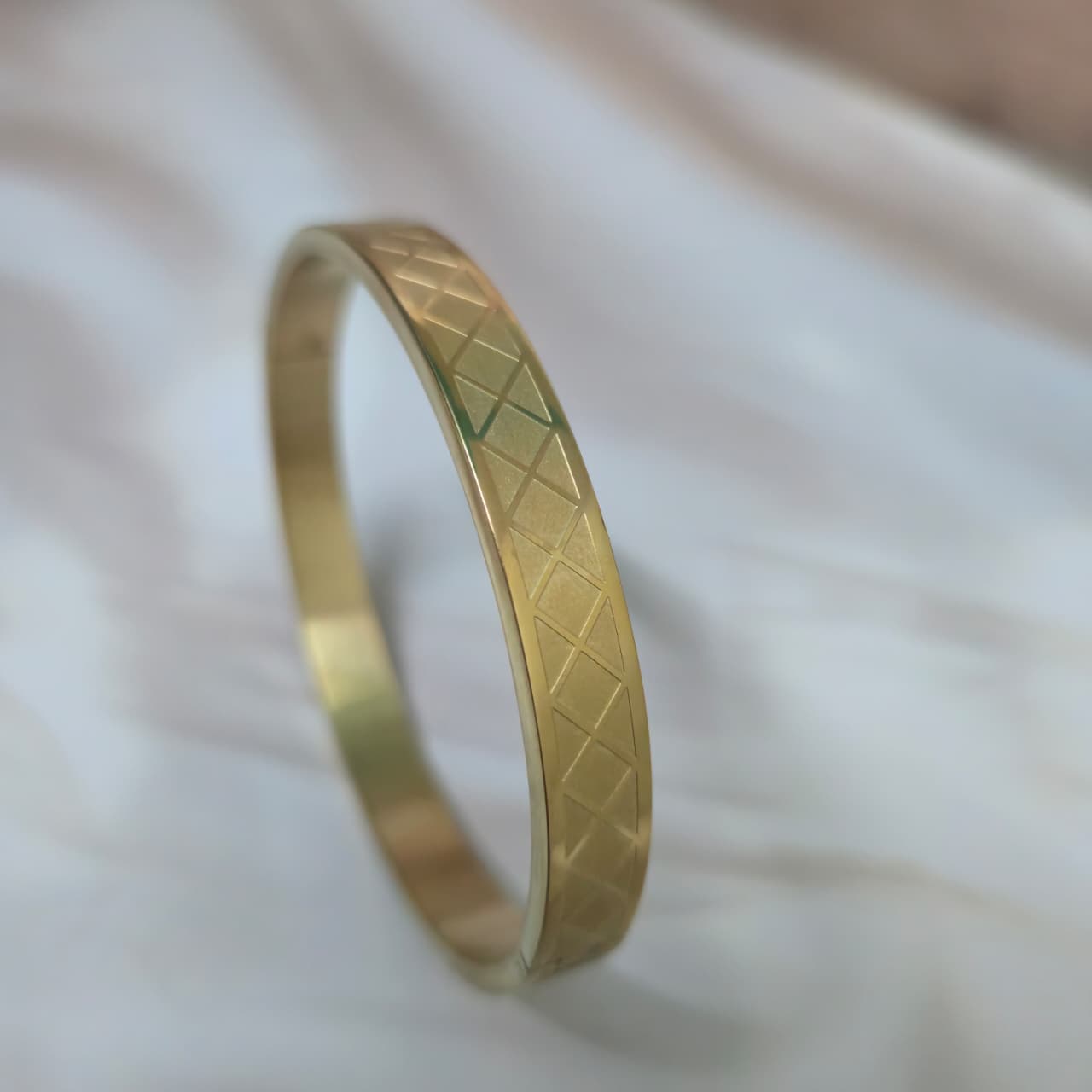 The bracelet on a marble background 